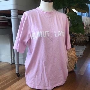 Helmut Lang Pink T Shirt